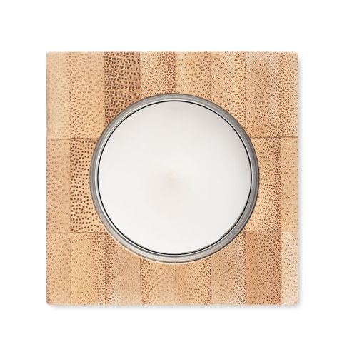 Bamboo tealight holder - Image 2